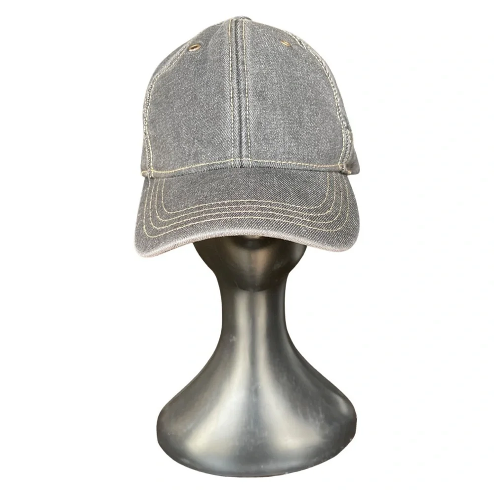 CSI Quality Headwear Black Denim Hat